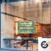 Baumchirurgen / Gartendienste individuell anpassba Fensteraufkleber (Café-Fenster)