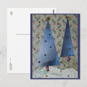 BaumCollage Postkarte (Vorne/Hinten)