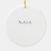 Baumdekoration Keramik Ornament (Hinten)