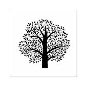 Baumdesign Silhouette Holz Briefmarke Gummistempel (Prägung)