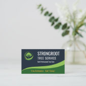 Baumdienst Arborist Visitenkarte (Stehend Vorderseite)