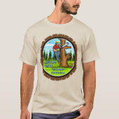 Baumdienst Entfernungsdienst Geschäft anpassen T-Shirt (Vorderseite)