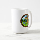 Baumdienst Entfernungsdienst Unternehmen anpassen Kaffeetasse (VorderseiteRechts)