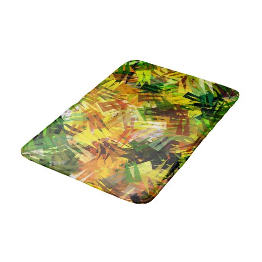 BÄUME ABSTRAKT BADEMATTE (Schrägansicht)