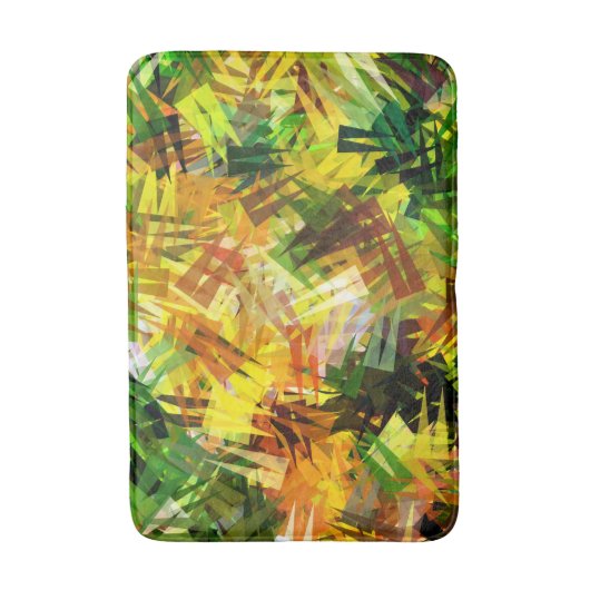 BÄUME ABSTRAKT BADEMATTE (Vorderseite Vertikal)