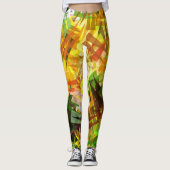BÄUME ABSTRAKT LEGGINGS (Vorderseite)