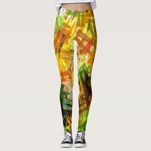 BÄUME ABSTRAKT LEGGINGS (Vorderseite)