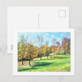 Bäume am Hang nahe Pottstown Road Postkarte (Vorne/Hinten)