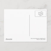 Bäume am Kanal Postkarte (Rückseite)