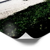 Bäume am Strand, Santos, Brasilien Poster (Ecke)