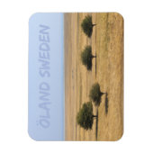 Bäume an der Savannah, Öland, Schweden Magnet (Vertikal)