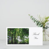 Bäume an einem Fluss - Danke (Stehend Vorderseite)