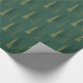 Bäume auf Bäumen - Feiertagsverpackung Geschenkpapier (Ecke)
