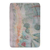 Bäume auf der Bademüte Badematte (Vorderseite Vertikal)