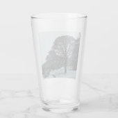 Bäume auf der Bank Glas (Rückseite)