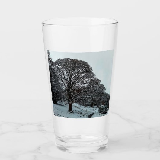 Bäume auf der Bank Glas (Vorderseite)