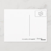 Bäume auf der Postkarte des Ashdown-Waldes (Rückseite)