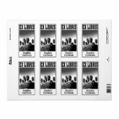 Bäume auf einem Hügel Ex Libris (Vorne)