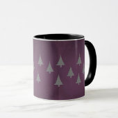 Bäume auf Lila Combo Tasse (VorderseiteRechts)