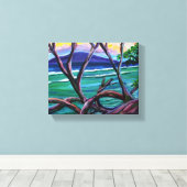 Bäume auf tausend Gipfeln Leinwanddruck (Insitu (Holzboden))