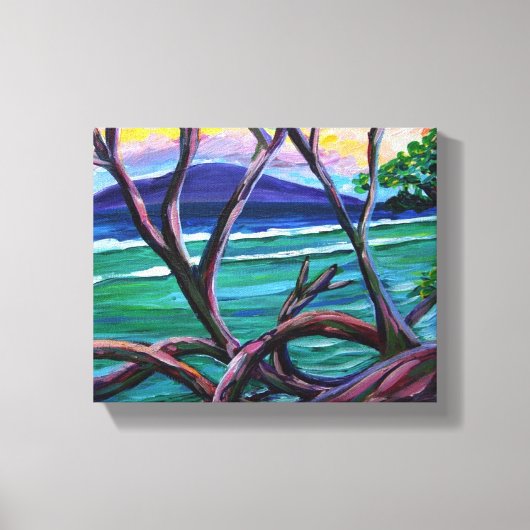 Bäume auf tausend Gipfeln Leinwanddruck (Vorderseite)