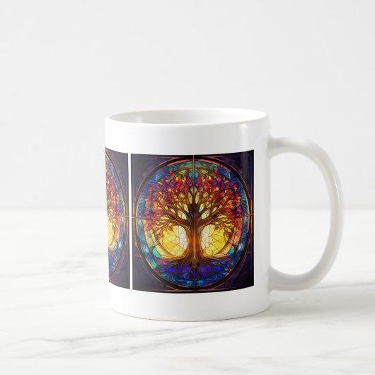 Bäume aus lebenserhaltendem Glas Tasse (Rechts)