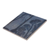 Bäume bei Twilight (von Edward Robert Hughes) Fliese (Seite)