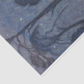 Bäume bei Twilight (von Edward Robert Hughes) Seidenpapier (Ausschnitt)