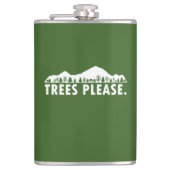 Bäume bitte flachmann (Vorderseite)