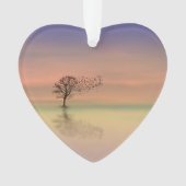 Bäume blasen im Wind Ornament (Vorderseite)