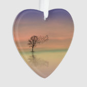 Bäume blasen im Wind Ornament (Vorderseite)