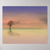 Bäume blasen im Wind Poster (Vorne)