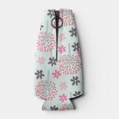 Bäume, Blume und Panda-Bären Flaschenkühler (Rückseite)