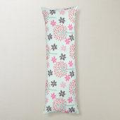 Bäume, Blume und Panda-Bären Seitenschläferkissen (Rückseite (Vertikal))