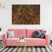Bäume - Canvas Print Leinwanddruck (Insitu (Wohnzimmer))