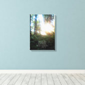 Bäume Christliche Bibel Verse Scripture Creationar Leinwanddruck (Insitu (Holzboden))