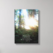 Bäume Christliche Bibel Verse Scripture Creationar Leinwanddruck (Vorderseite)