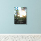 Bäume Christliche Bibel Verse Scripture Creationar Leinwanddruck (Insitu (Holzboden))