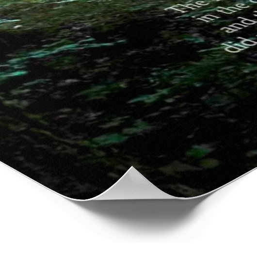 Bäume Christliche Bibel Verse Scripture Creationar Poster (Ecke)