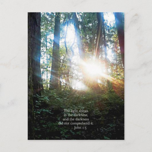 Bäume Christliche Bibel Verse Scripture Creationar Postkarte (Vorderseite)