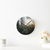 Bäume Christliche Bibel Verse Scripture Creationar Runde Wanduhr (Zuhause)