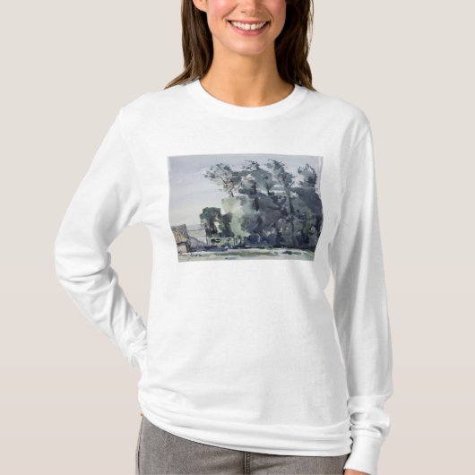 Bäume - Dämmerung T-Shirt (Vorderseite)