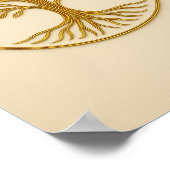 Bäume des Lebens Bronze & Elfenbeinküste Poster (Ecke)