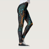 Bäume des Lebens Girl-Power Leggings (Rechts)