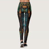 Bäume des Lebens Girl Power & Liebe Leggings (Rückseite)