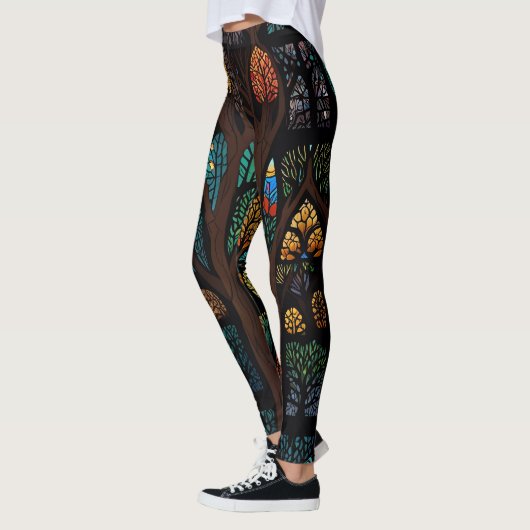 Bäume des Lebens Girl Power & Liebe Leggings (Links)