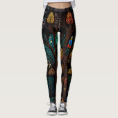 Bäume des Lebens Girl Power & Liebe Leggings (Vorderseite)