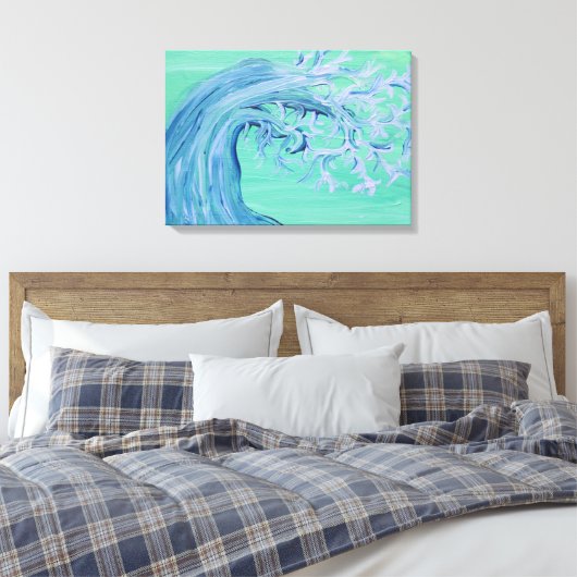 Bäume des Lebens Leinwanddruck (Insitu (Schlafzimmer))