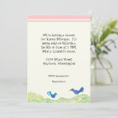 Bäume des Lebens Whimsical Girl Dusche Einladung (Stehend Vorderseite)