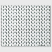 Bäume des Waldes. Wüsten-Leben. geht w-Fuchskarte Geschenkpapier (Flach)